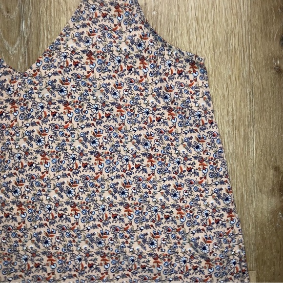 Abercrombie & Fitch Essentials Women’s Pink Tank Top Floral Print Y2K | Size S - Picture 6 of 8